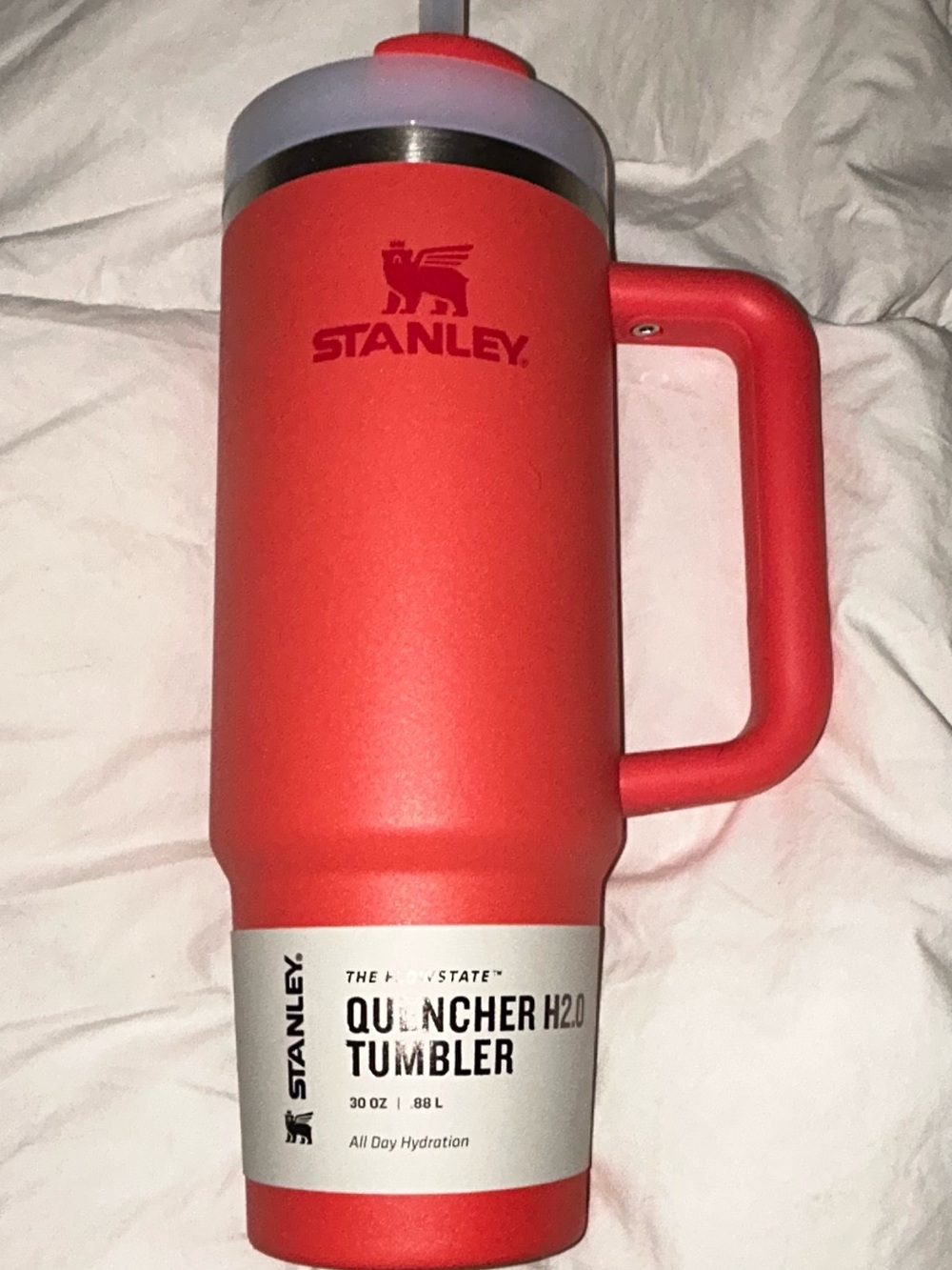 Stanley Red Quencher H2.0 Travel Tumbler with Handle